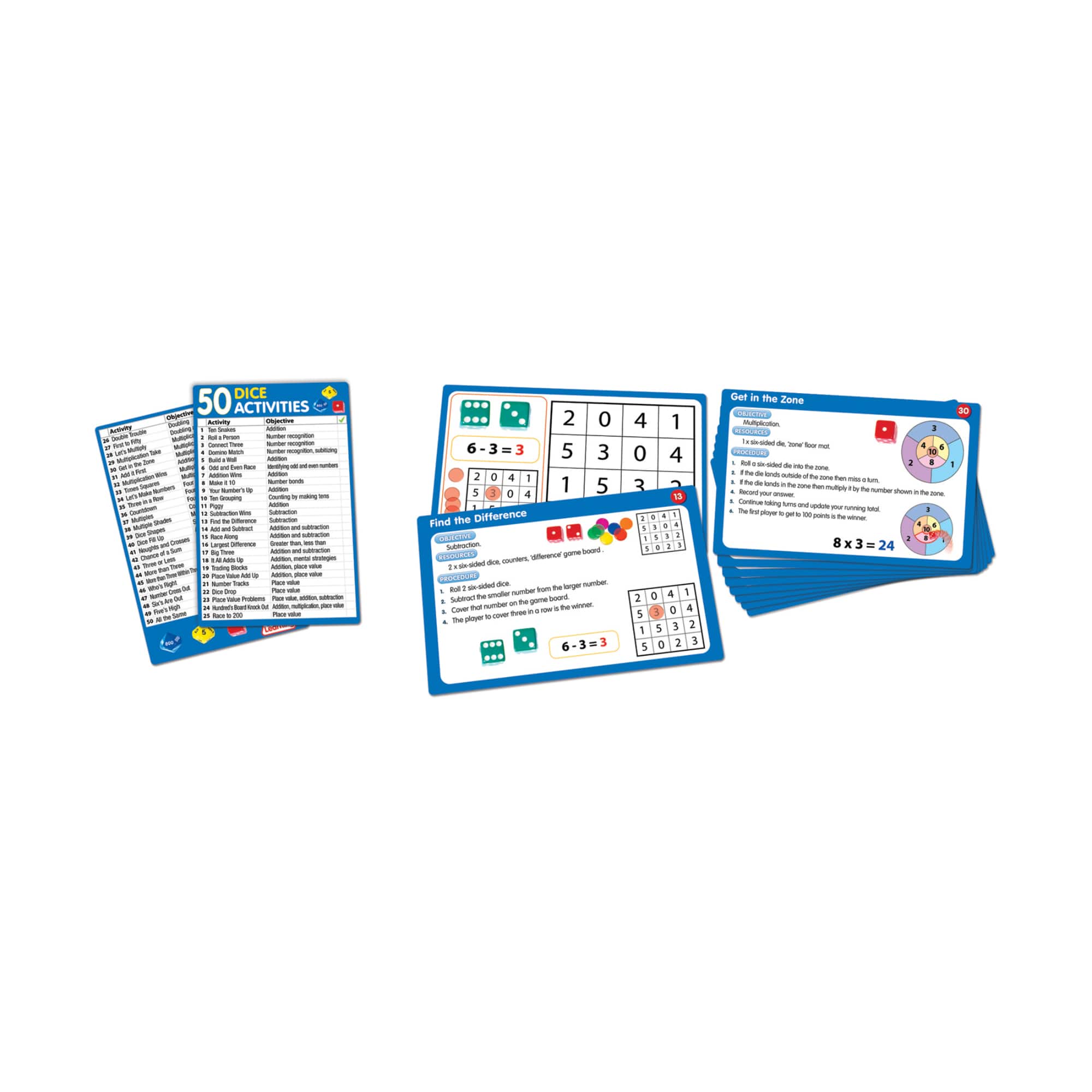 Junior Learning® 50 Dice Activities